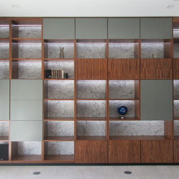Walnut Wall Units