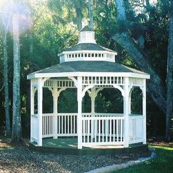 12' Vinyl Gazebo - Gazebos