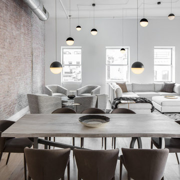 A Hip, Industrial Loft Designed for Entertaining
