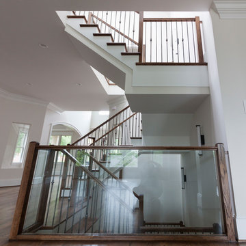 Project #44 | Contemporary Staircase with Skylit Stairwell