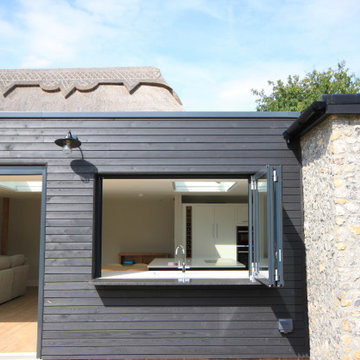 Thatched Home Contemporary Extension