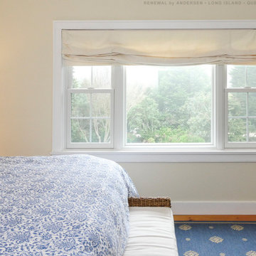 Bedrooms with Newly Installed Windows