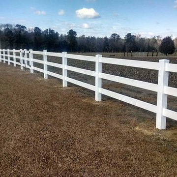 Vinyl fence
