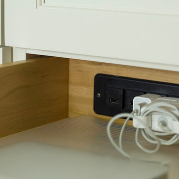 Hewlett Harbor Kitchen Renovation: Charging Station