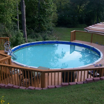 Aboveground Pools Installed by Brown's Pools & Spas