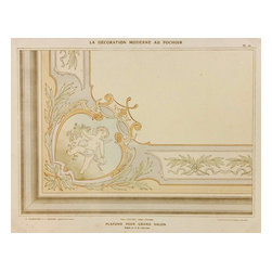 Consigned Antique Ceiling Decor, C. 1890 - Prints And Posters