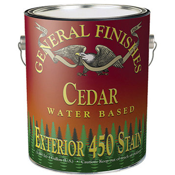 General Finishes Water Based Exterior 450 Stain Cedar Quart