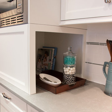 White and grey kitchen