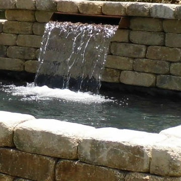 Raised formal pond