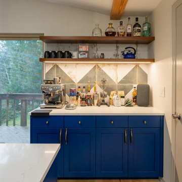 Tacoma Blue Kitchen Remodel
