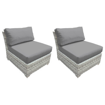 Fairmont Armless Sofa 2 Per Box in Grey