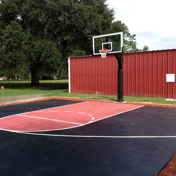 James M's Hercules Diamond Basketball System on a 25x25 in Lake City, FL