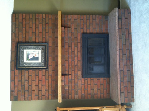 Need Ideas To Update Brick Fireplace