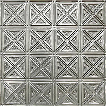 2'x4' Art Deco Tin Ceiling Tile, Set of 10