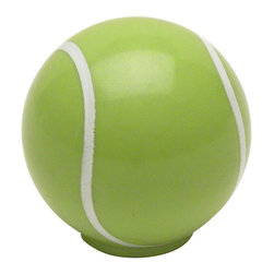 Cosmas - Cosmas Athleticz Collection 67124 Tennis Ball Round Cabinet Knob - Cabinet And Drawer Knobs