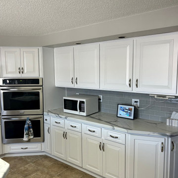 Modern Kitchen Remodel Done with New Laminate Countertop