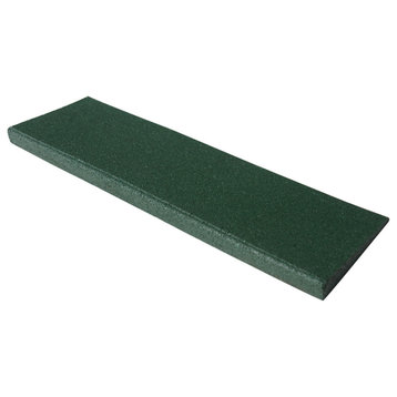 Rubber-Cal Eco-Sport Ramp, 1", Green, 20 Pack