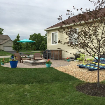 Plano - Outdoor Living Space with Fire pit