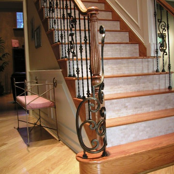 New Rail w/ Tuscan Iron Balusters in Woolwich Twp.