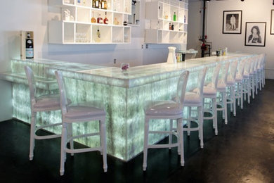 Minimalist home bar photo in Los Angeles