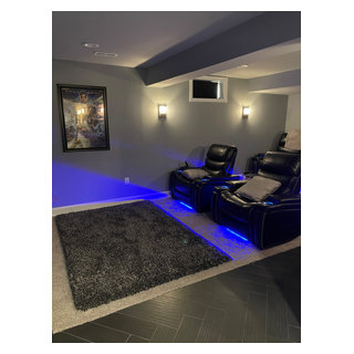 Past Completed Projects - Modern - Home Theater - DC Metro - by HR1 ...