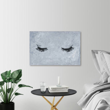 "Pretty Lashes II" Painting Print on Wrapped Canvas