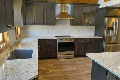 Transitional kitchen photo in Boston