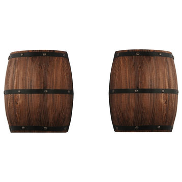 American vintage country wine barrel wall lamps for restaurant, kitchen, bar, Wb