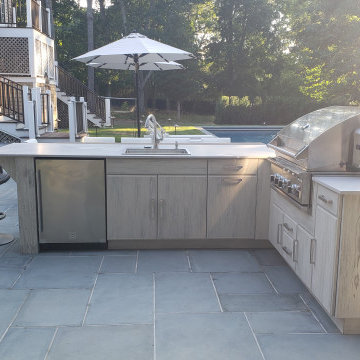Super ready and functional for entertaining outdoors in Sag Harbor