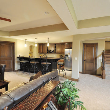 Optional finished lower level