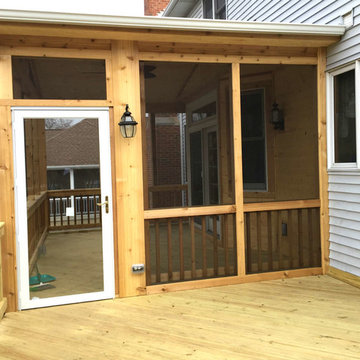 Screened Porch with Deck by Lombard, IL