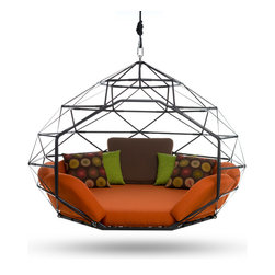 The Zome Swinging Daybed - Patio Furniture And Outdoor Furniture