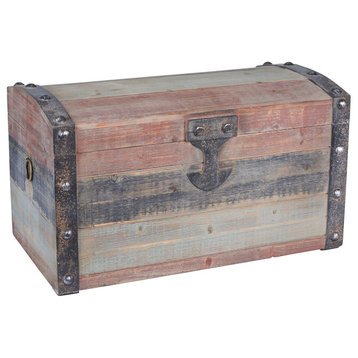 Small Wooden Storage Trunk