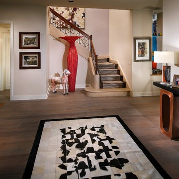 Warm Transitional Entryway