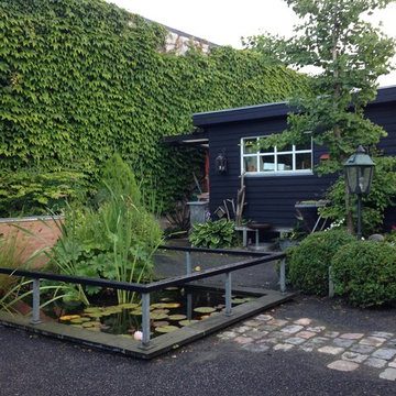 Gårdhave med tryk på have