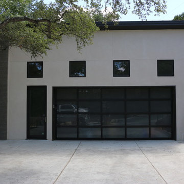Full-view overhead garage doors