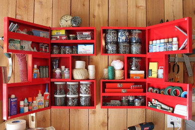 Inspiration for an eclectic shed remodel in Dallas