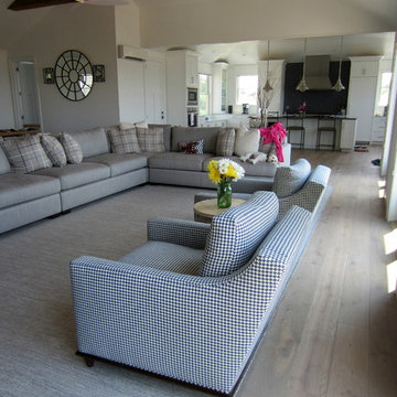 MONTAUK: WIDE PLANK ENGINEERED INSTALLED/WHITE OAK INSTALLED/FINISHED IN BEDRMS