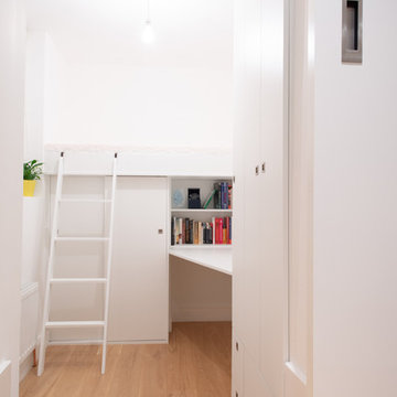 Fitted furniture for a small box room and study
