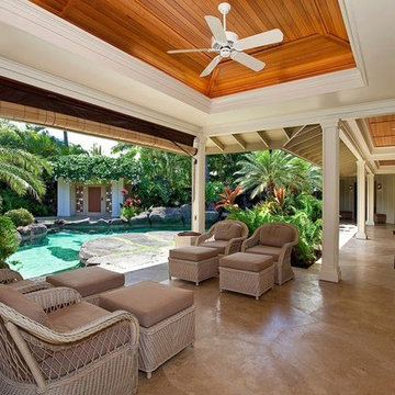Ginger Sconces at the Winter Whitehouse in Kailua