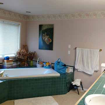 Before photo of bathroom