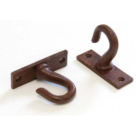 RCH Decorative Iron Ceiling Hook, 2.2 Inch, Various Finishes, Rust, 2.2 Inch