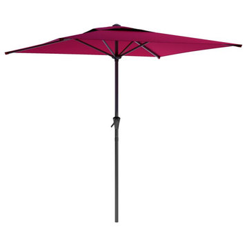 Square Patio Umbrella, Wine Red