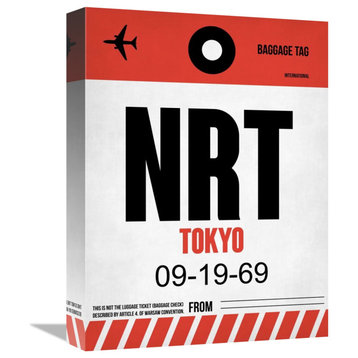 "NRT Tokyo Luggage Tag 1" Fine Art Print