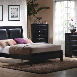 Briana Rich Black Bedroom Set - Bedroom Furniture Sets