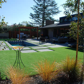 Napa golf course edge contemporary
