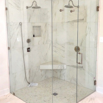 Frameless Shower Glass - Curbless
