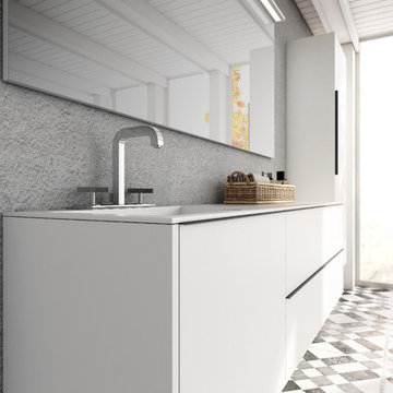 Glass bathroom
