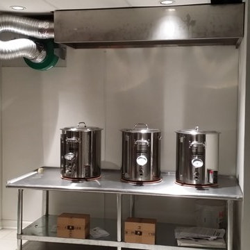 Brew Room - vent and fan