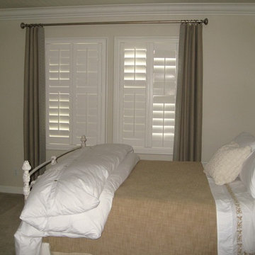 Side Panels Help Soften The Look Of The Plantation Shutters